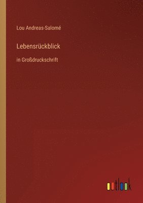 bokomslag Lebensrückblick