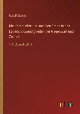 bokomslag Die Kernpunkte der sozialen Frage in den Lebensnotwendigkeiten der Gegenwart und Zukunft