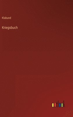 bokomslag Kriegsbuch