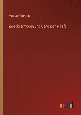 Zweckvermoegen und Genossenschaft 1