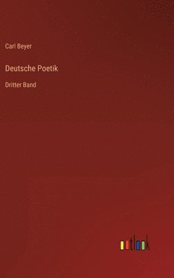 bokomslag Deutsche Poetik