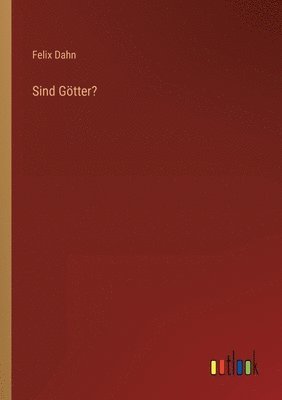 bokomslag Sind Goetter?