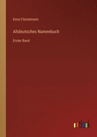 bokomslag Altdeutsches Namenbuch