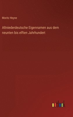 bokomslag Altniederdeutsche Eigennamen aus dem neunten bis elften Jahrhundert