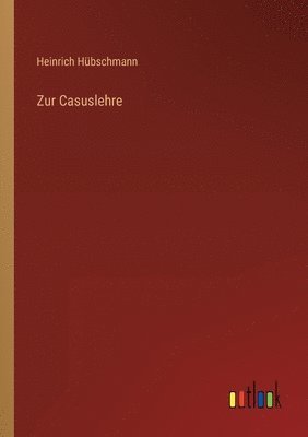 bokomslag Zur Casuslehre