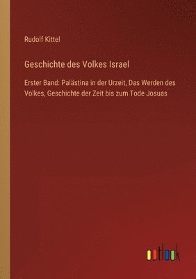 bokomslag Geschichte des Volkes Israel