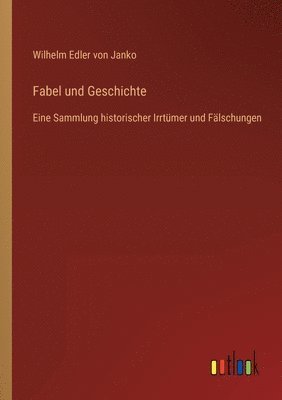 bokomslag Fabel und Geschichte