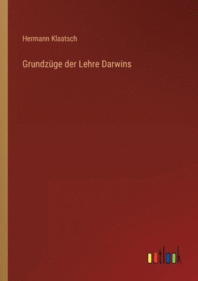 bokomslag Grundzuge der Lehre Darwins