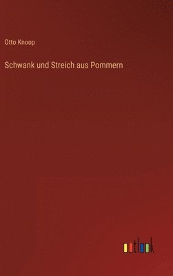 Schwank und Streich aus Pommern