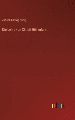 bokomslag Lehre von Christi Höllenfahrt