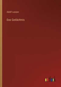 bokomslag Das Gedchtnis