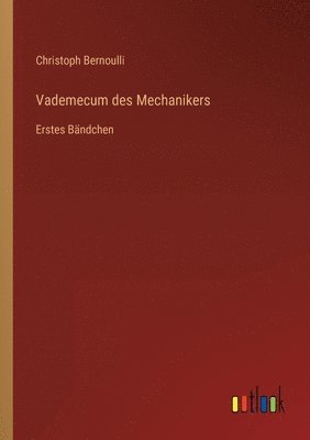 bokomslag Vademecum des Mechanikers