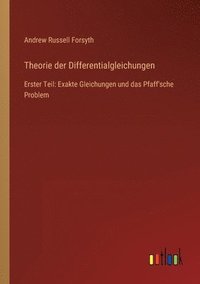 bokomslag Theorie der Differentialgleichungen