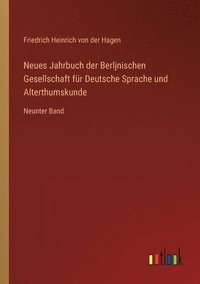 bokomslag Neues Jahrbuch der Berljnischen Gesellschaft für Deutsche Sprache und Alterthumskunde