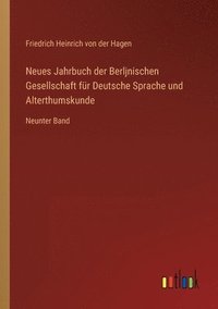 bokomslag Neues Jahrbuch der Berljnischen Gesellschaft fur Deutsche Sprache und Alterthumskunde