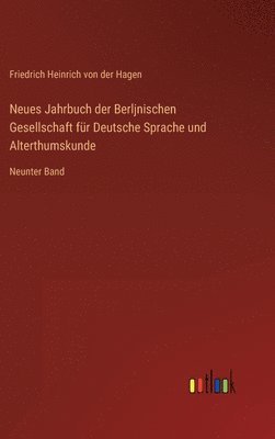 bokomslag Neues Jahrbuch der Berljnischen Gesellschaft fr Deutsche Sprache und Alterthumskunde