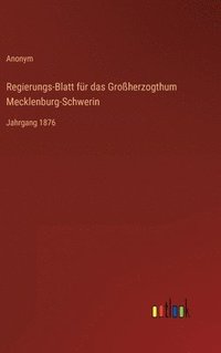 bokomslag Regierungs-Blatt fr das Groherzogthum Mecklenburg-Schwerin