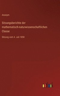 bokomslag Sitzungsberichte der mathematisch-naturwissenschaftlichen Classe