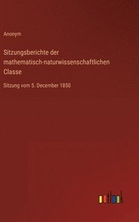 bokomslag Sitzungsberichte der mathematisch-naturwissenschaftlichen Classe