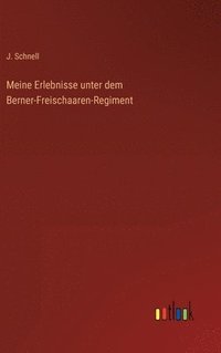 bokomslag Meine Erlebnisse unter dem Berner-Freischaaren-Regiment