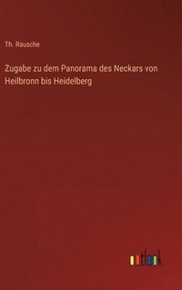 bokomslag Zugabe zu dem Panorama des Neckars von Heilbronn bis Heidelberg