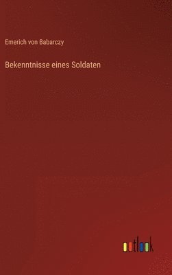 bokomslag Bekenntnisse eines Soldaten