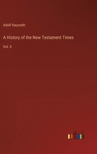 bokomslag A History of the New Testament Times