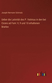 bokomslag Ueber die Latinitt des P. Vatinius in den bei Cicero ad Fam