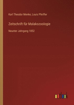 bokomslag Zeitschrift fr Malakozoologie