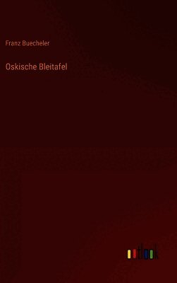 Oskische Bleitafel