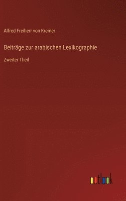 Beiträge zur arabischen Lexikographie