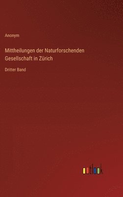 Mittheilungen der Naturforschenden Gesellschaft in Zürich