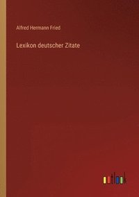 bokomslag Lexikon deutscher Zitate