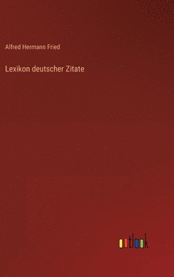 bokomslag Lexikon deutscher Zitate