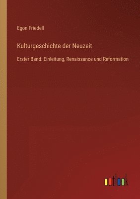 bokomslag Kulturgeschichte der Neuzeit