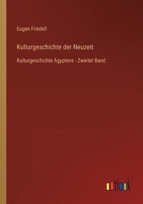 bokomslag Kulturgeschichte der Neuzeit