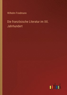 bokomslag französische Literatur im XX. Jahrhundert