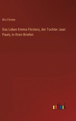 bokomslag Das Leben Emma Frsters, der Tochter Jean Pauls, in Ihren Briefen