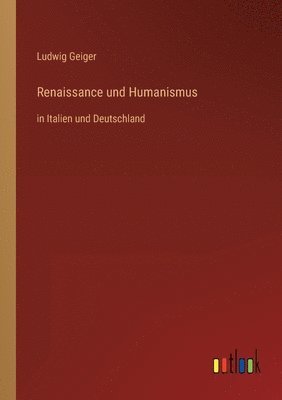 bokomslag Renaissance und Humanismus