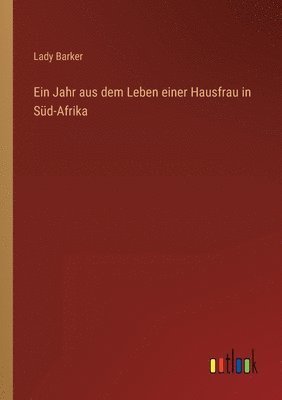 bokomslag Jahr aus dem Leben einer Hausfrau in Süd-Afrika