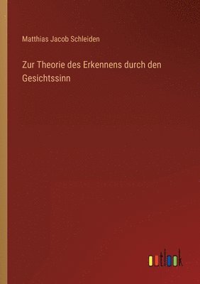 bokomslag Zur Theorie des Erkennens durch den Gesichtssinn