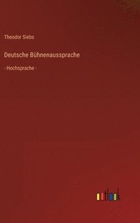 bokomslag Deutsche Bhnenaussprache
