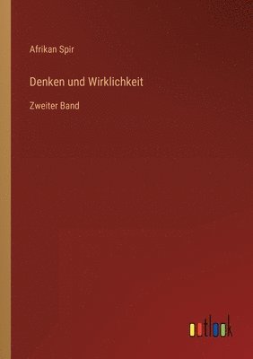 bokomslag Denken und Wirklichkeit