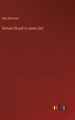 bokomslag Richard Strau in seiner Zeit