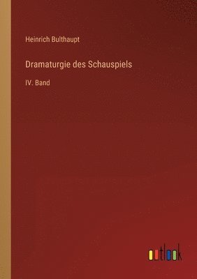 bokomslag Dramaturgie des Schauspiels