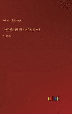 bokomslag Dramaturgie des Schauspiels