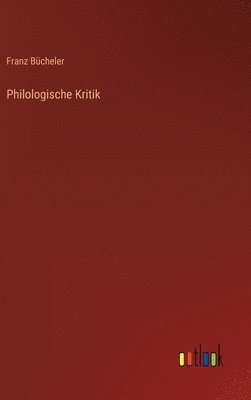 Philologische Kritik 1