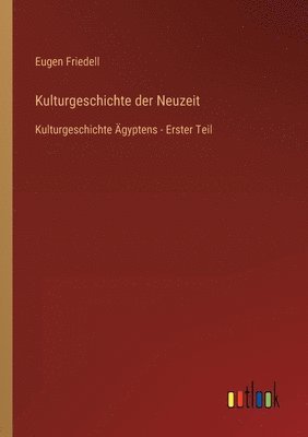 bokomslag Kulturgeschichte der Neuzeit