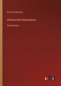 bokomslag Altdeutsches Namenbuch