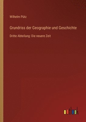 bokomslag Grundriss der Geographie und Geschichte